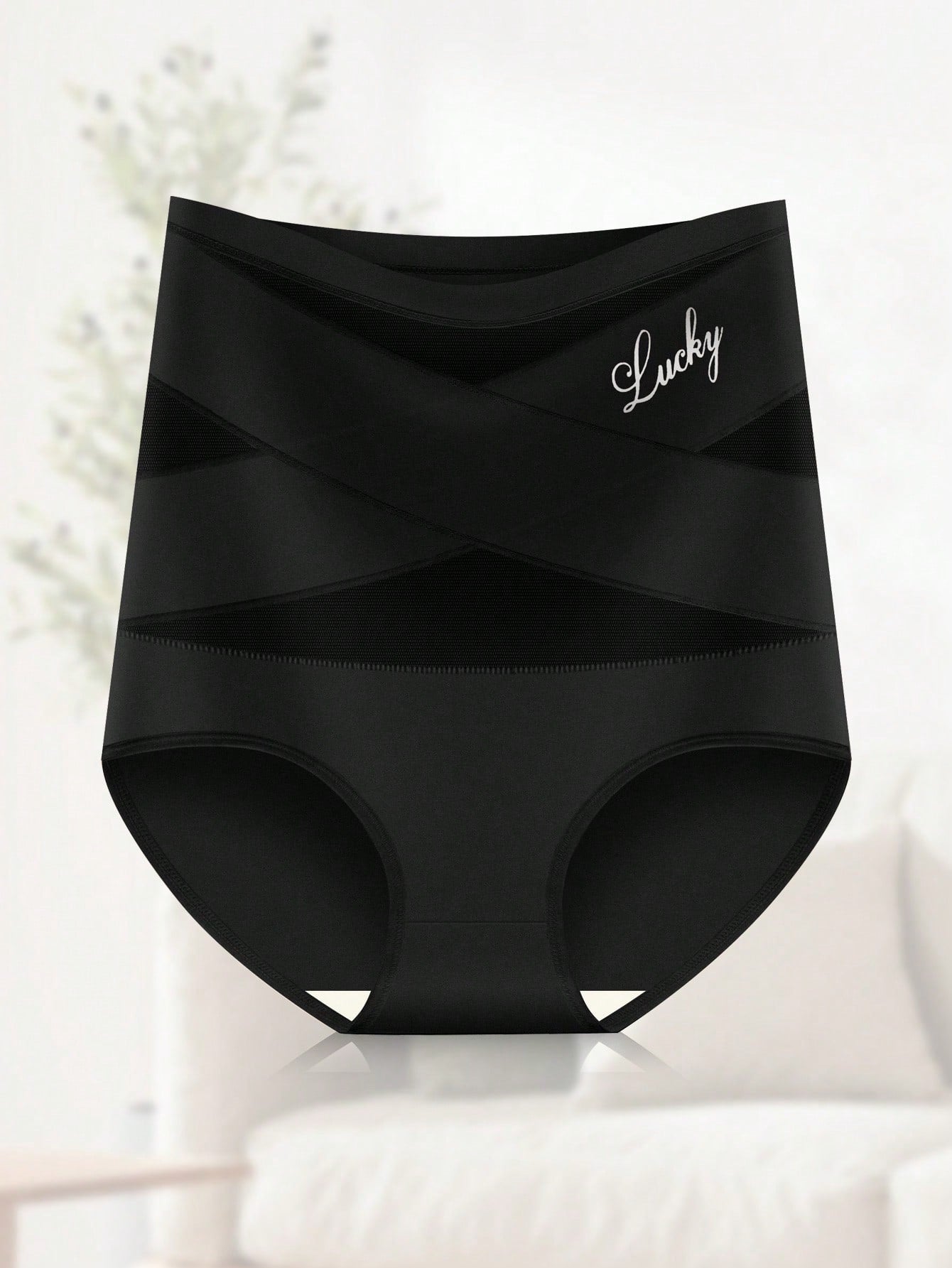 Belted Large Body-Shaping Shorts