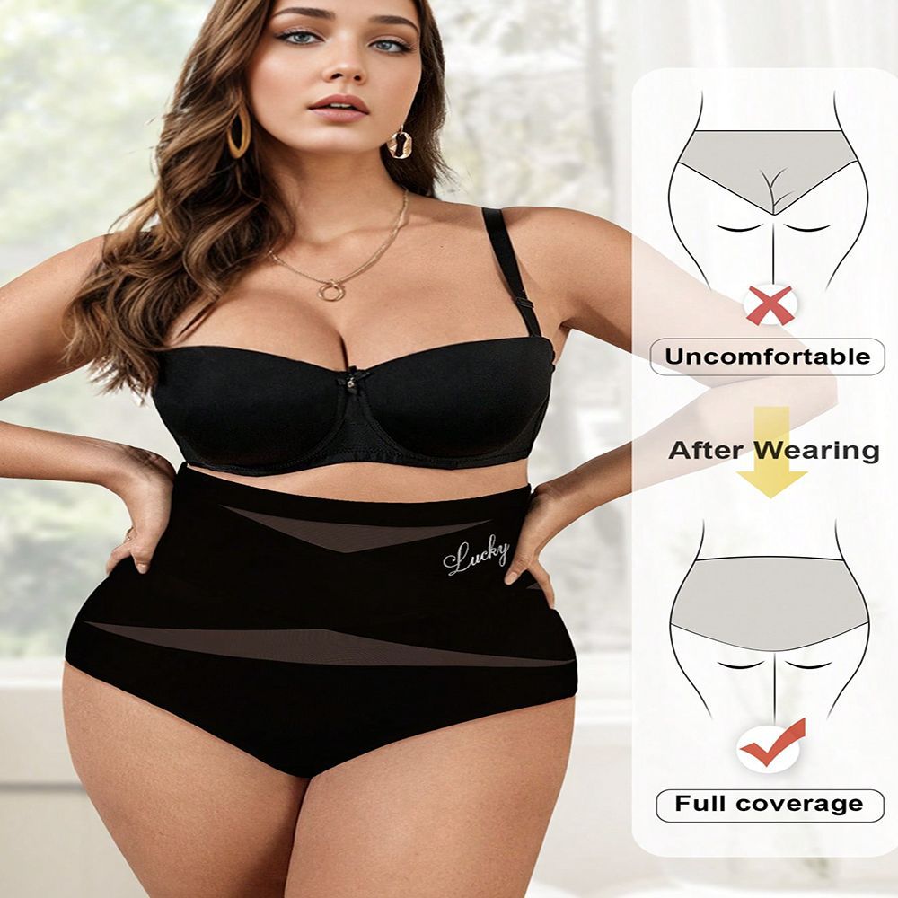 Belted Large Body-Shaping Shorts