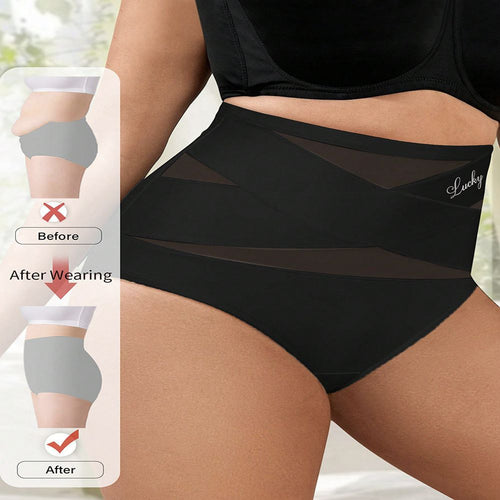 Belted Large Body-Shaping Shorts